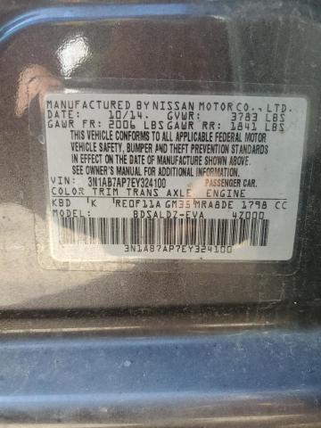 Photo 11 VIN: 3N1AB7AP7EY324100 - NISSAN SENTRA S 