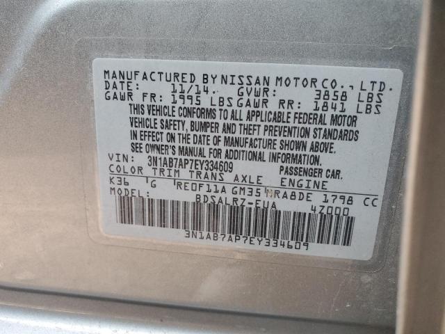 Photo 11 VIN: 3N1AB7AP7EY334609 - NISSAN SENTRA S 