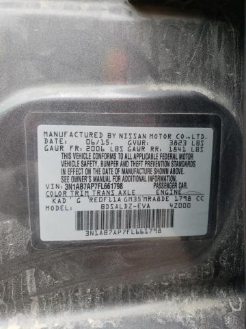 Photo 11 VIN: 3N1AB7AP7FL661798 - NISSAN SENTRA S 