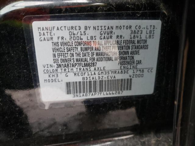 Photo 9 VIN: 3N1AB7AP7FL666287 - NISSAN SENTRA 