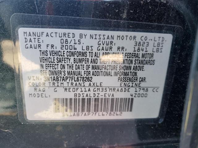 Photo 11 VIN: 3N1AB7AP7FL678262 - NISSAN SENTRA 