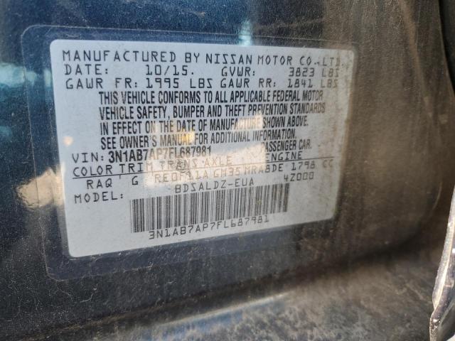 Photo 12 VIN: 3N1AB7AP7FL687981 - NISSAN SENTRA 