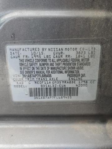 Photo 12 VIN: 3N1AB7AP7FL689455 - NISSAN SENTRA S 