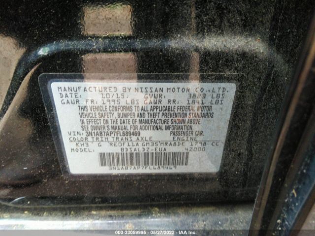 Photo 8 VIN: 3N1AB7AP7FL689469 - NISSAN SENTRA 