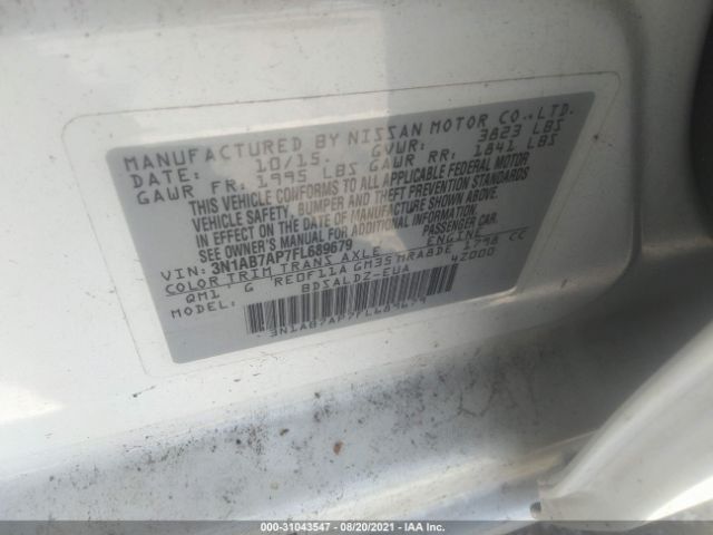 Photo 8 VIN: 3N1AB7AP7FL689679 - NISSAN SENTRA 