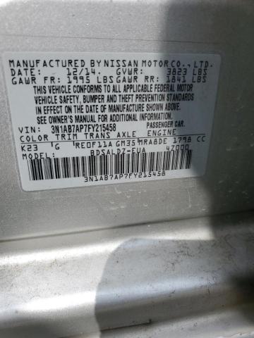 Photo 11 VIN: 3N1AB7AP7FY215458 - NISSAN SENTRA 