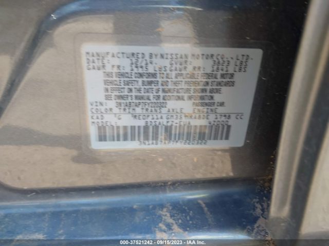 Photo 8 VIN: 3N1AB7AP7FY220322 - NISSAN SENTRA 