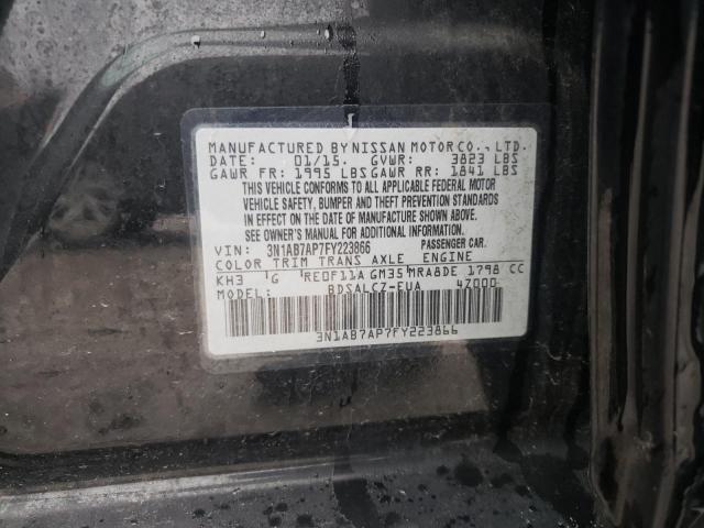 Photo 11 VIN: 3N1AB7AP7FY223866 - NISSAN SENTRA 