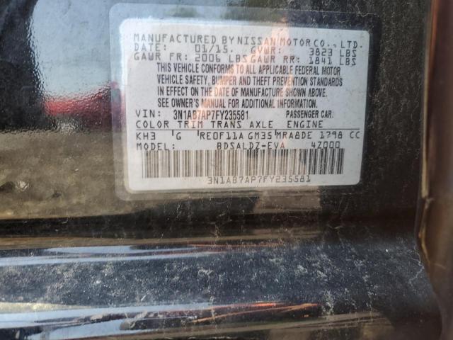 Photo 9 VIN: 3N1AB7AP7FY235581 - NISSAN SENTRA S 