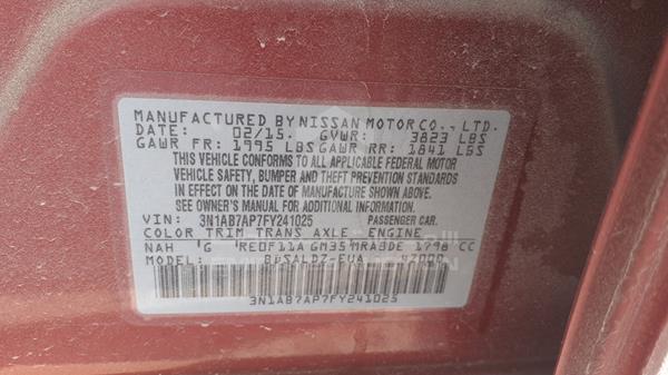 Photo 3 VIN: 3N1AB7AP7FY241025 - NISSAN SENTRA 