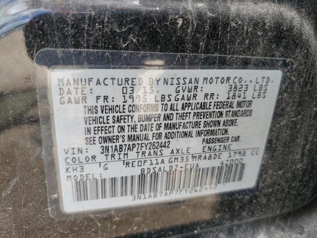 Photo 11 VIN: 3N1AB7AP7FY262442 - NISSAN SENTRA 