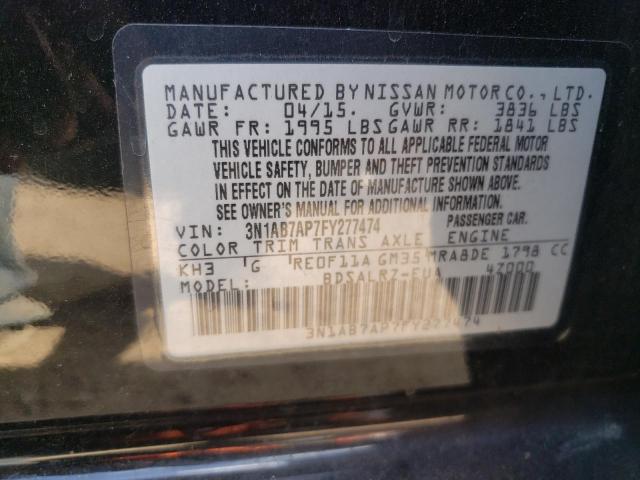 Photo 11 VIN: 3N1AB7AP7FY277474 - NISSAN SENTRA 