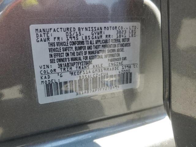 Photo 11 VIN: 3N1AB7AP7FY278494 - NISSAN SENTRA 