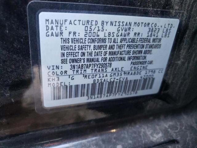 Photo 11 VIN: 3N1AB7AP7FY290578 - NISSAN SENTRA S 