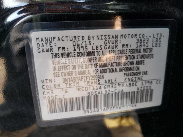 Photo 12 VIN: 3N1AB7AP7FY299944 - NISSAN SENTRA 