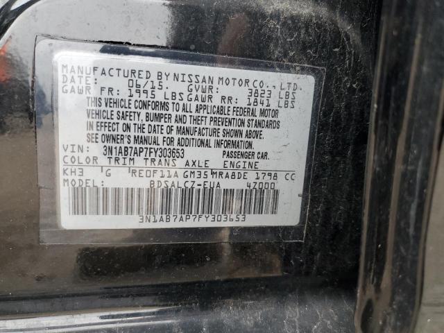 Photo 11 VIN: 3N1AB7AP7FY303653 - NISSAN SENTRA 