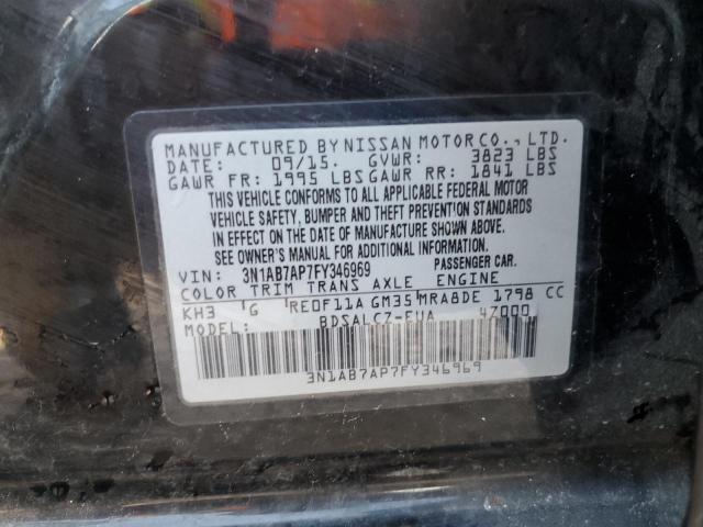 Photo 11 VIN: 3N1AB7AP7FY346969 - NISSAN SENTRA 