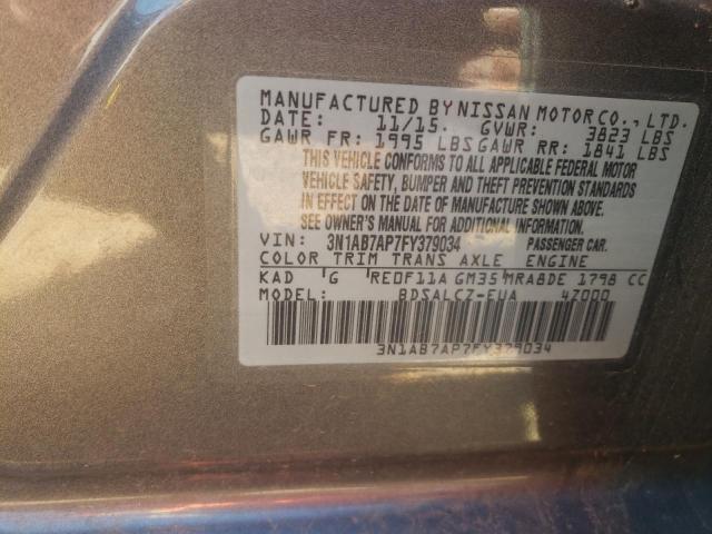 Photo 9 VIN: 3N1AB7AP7FY379034 - NISSAN SENTRA S 