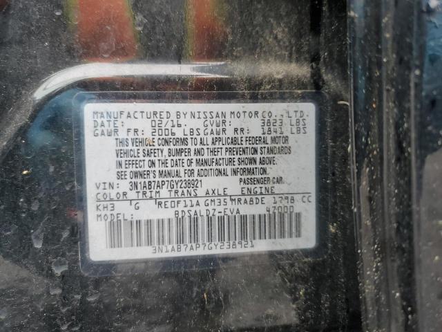 Photo 11 VIN: 3N1AB7AP7GY238921 - NISSAN SENTRA 