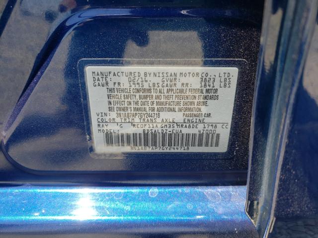 Photo 9 VIN: 3N1AB7AP7GY244718 - NISSAN SENTRA S 