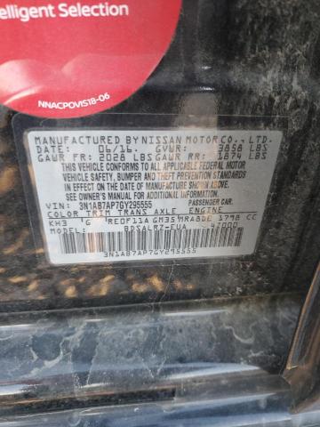 Photo 11 VIN: 3N1AB7AP7GY295555 - NISSAN SENTRA S 