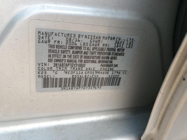 Photo 12 VIN: 3N1AB7AP7GY319692 - NISSAN SENTRA 