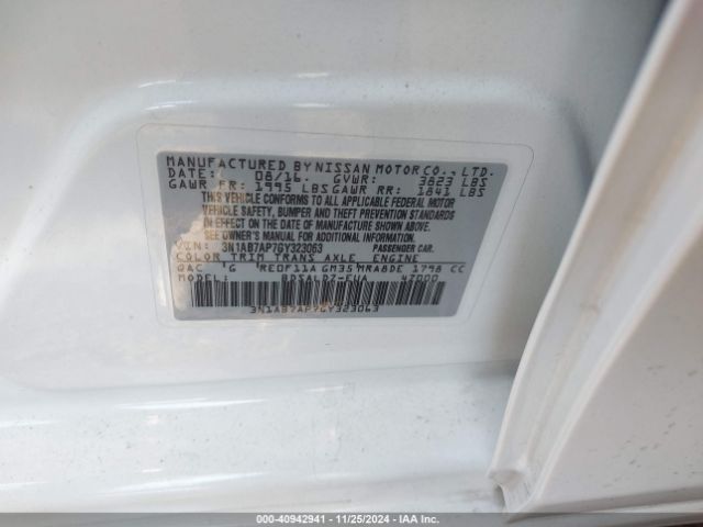 Photo 8 VIN: 3N1AB7AP7GY323063 - NISSAN SENTRA 