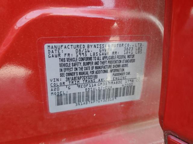 Photo 11 VIN: 3N1AB7AP7GY323189 - NISSAN SENTRA S 