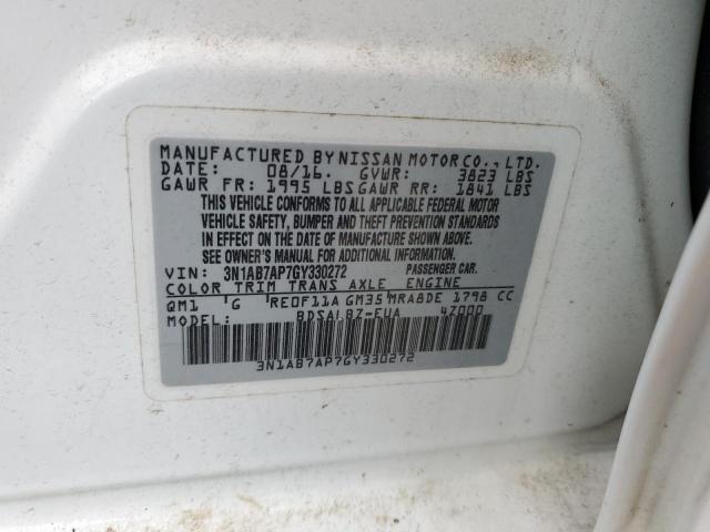 Photo 11 VIN: 3N1AB7AP7GY330272 - NISSAN SENTRA S 