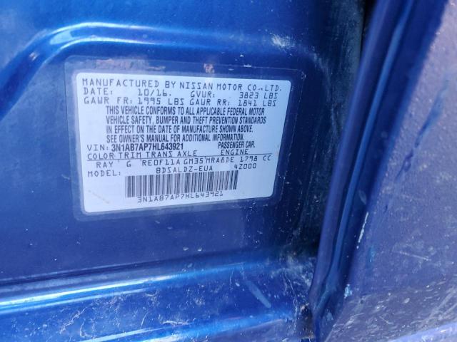 Photo 11 VIN: 3N1AB7AP7HL643921 - NISSAN SENTRA 