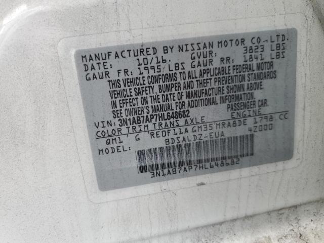 Photo 11 VIN: 3N1AB7AP7HL648682 - NISSAN SENTRA S 