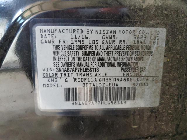 Photo 11 VIN: 3N1AB7AP7HL658113 - NISSAN SENTRA 