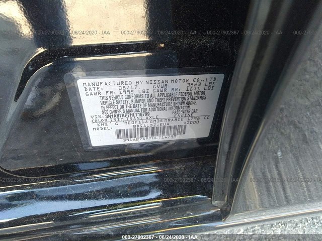 Photo 8 VIN: 3N1AB7AP7HL716799 - NISSAN SENTRA 