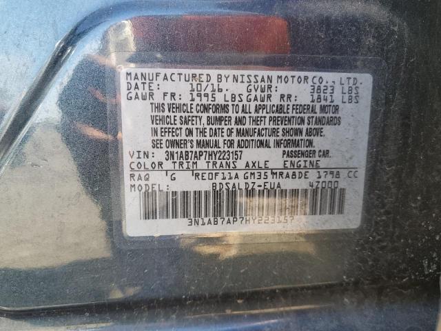 Photo 11 VIN: 3N1AB7AP7HY223157 - NISSAN SENTRA 