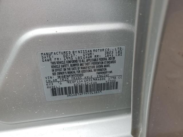 Photo 11 VIN: 3N1AB7AP7HY265859 - NISSAN SENTRA 