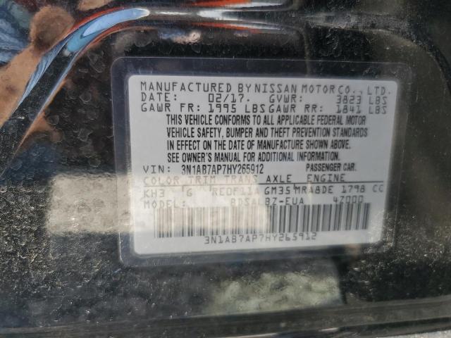 Photo 11 VIN: 3N1AB7AP7HY265912 - NISSAN SENTRA S 