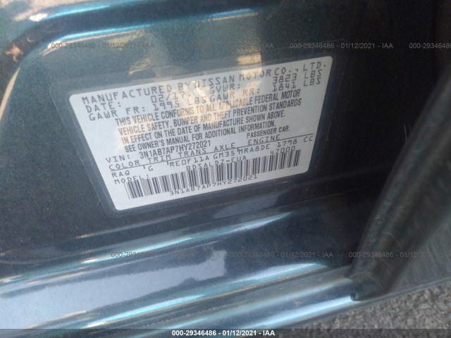 Photo 8 VIN: 3N1AB7AP7HY272021 - NISSAN SENTRA 