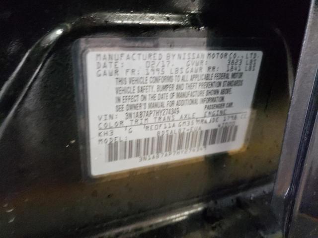 Photo 11 VIN: 3N1AB7AP7HY274349 - NISSAN SENTRA S 