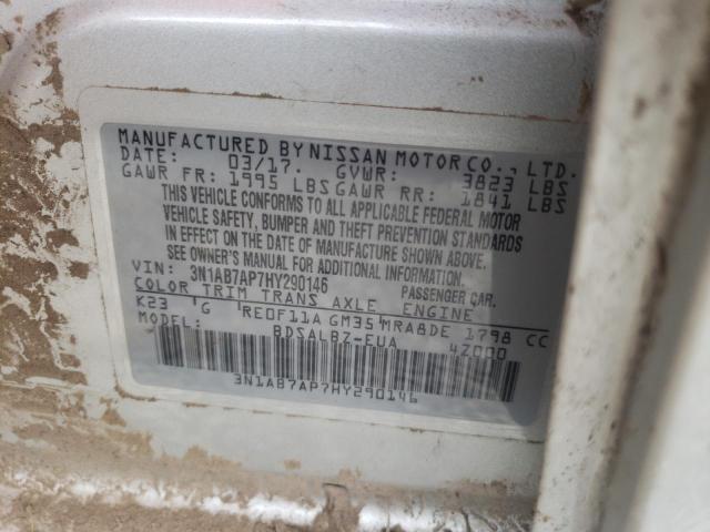 Photo 12 VIN: 3N1AB7AP7HY290146 - NISSAN SENTRA 