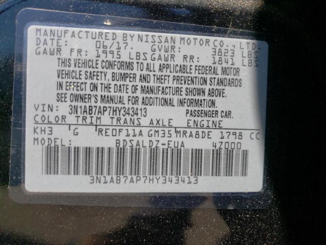 Photo 11 VIN: 3N1AB7AP7HY343413 - NISSAN SENTRA 