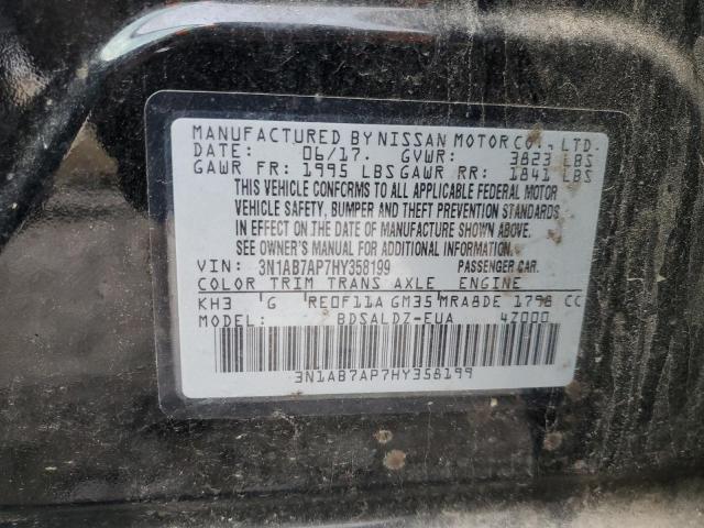 Photo 11 VIN: 3N1AB7AP7HY358199 - NISSAN SENTRA S 