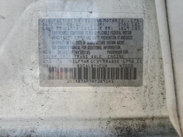 Photo 11 VIN: 3N1AB7AP7HY389145 - NISSAN SENTRA 