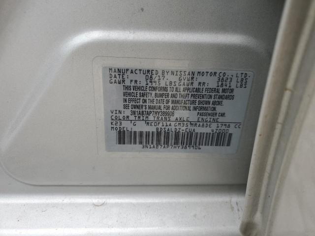 Photo 11 VIN: 3N1AB7AP7HY389906 - NISSAN SENTRA 