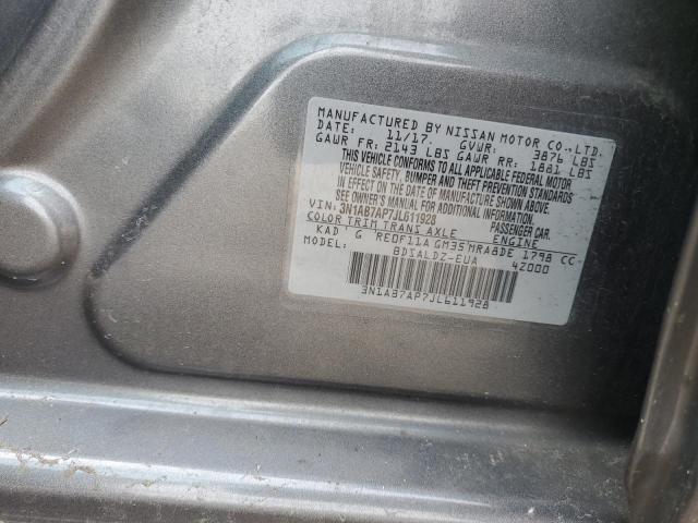 Photo 11 VIN: 3N1AB7AP7JL611928 - NISSAN SENTRA S 