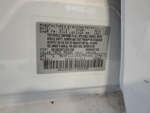 Photo 11 VIN: 3N1AB7AP7JY241230 - NISSAN SENTRA 