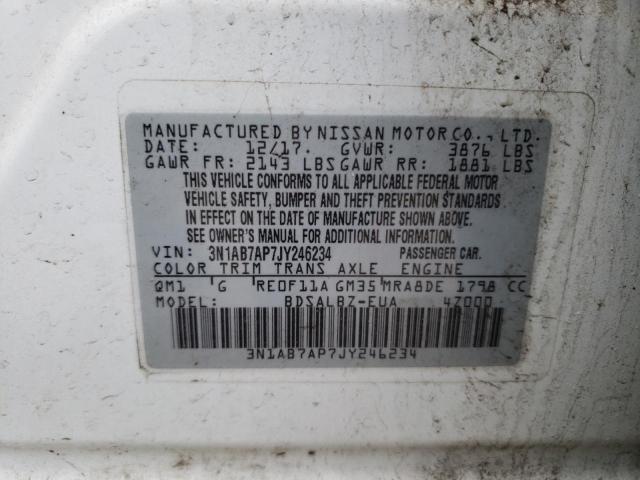 Photo 11 VIN: 3N1AB7AP7JY246234 - NISSAN SENTRA 