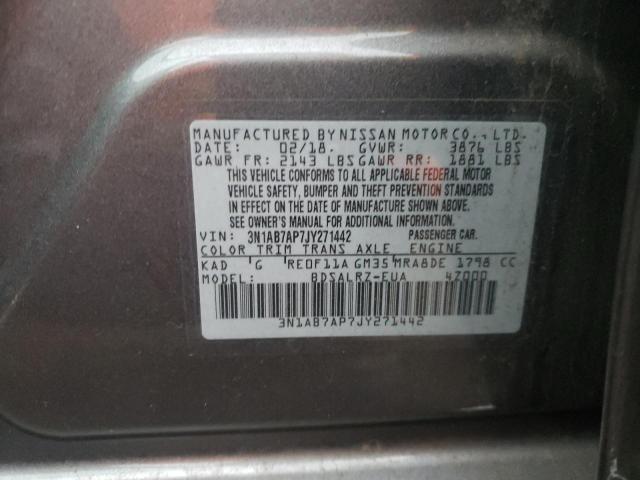 Photo 11 VIN: 3N1AB7AP7JY271442 - NISSAN SENTRA 