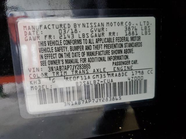 Photo 11 VIN: 3N1AB7AP7JY283865 - NISSAN SENTRA 