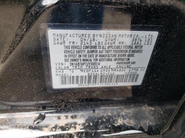 Photo 11 VIN: 3N1AB7AP7JY306514 - NISSAN SENTRA 