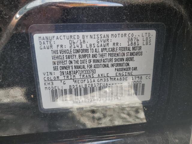 Photo 11 VIN: 3N1AB7AP7JY333793 - NISSAN SENTRA 